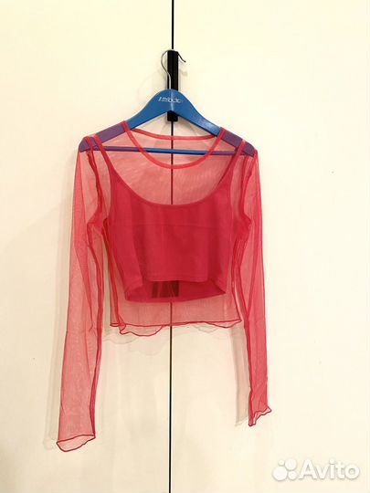 Кроп топ сетка