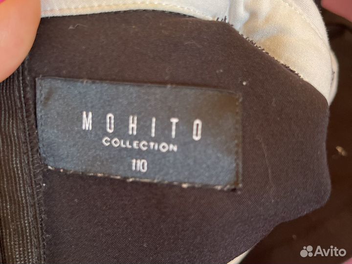 Платье черное mohito 110 см