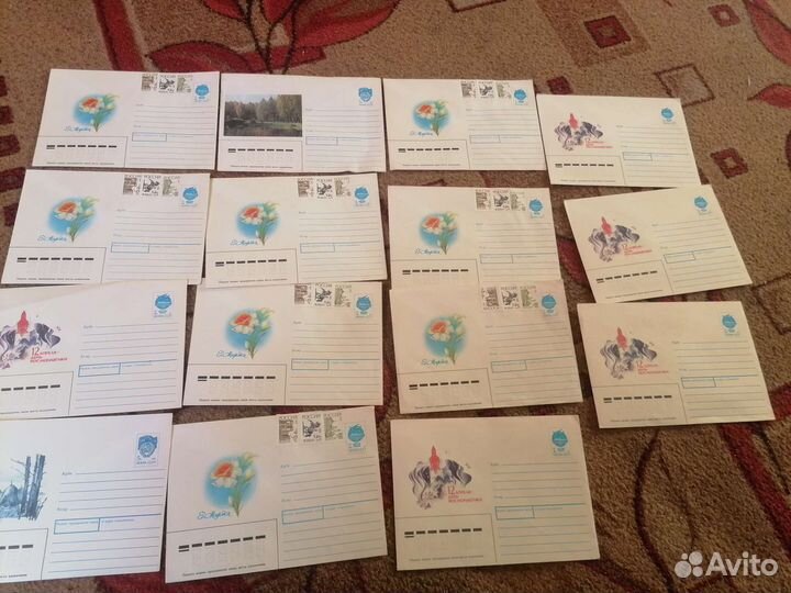 Открытки ссср; конверты СССР