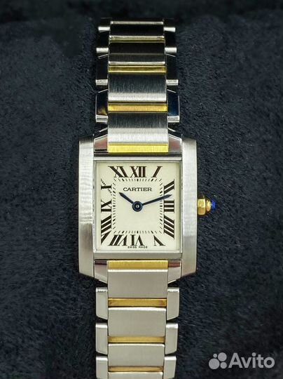 Cartier Tank Française Steel and Gold