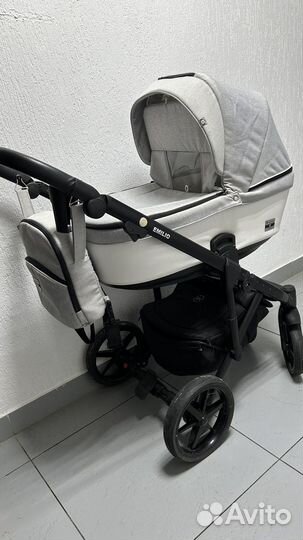 Коляска 2 в 1 Adamax emilio + автомобильная люлька