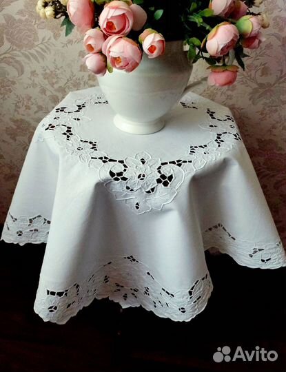 Скатерть ришелье Германия винтаж