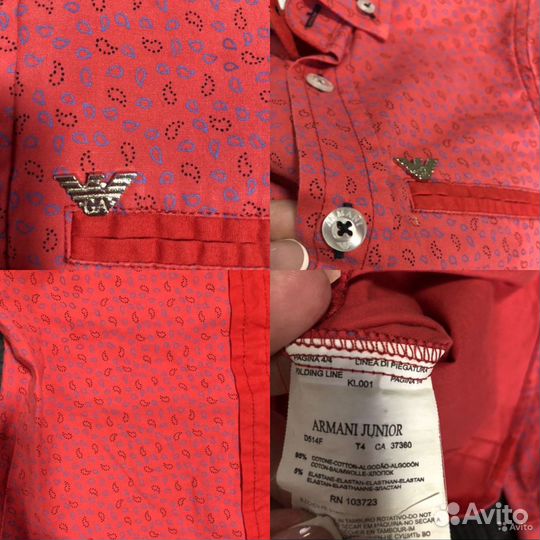 Рубашки разные Детские Cavalli,Armani,Ralph Lauren