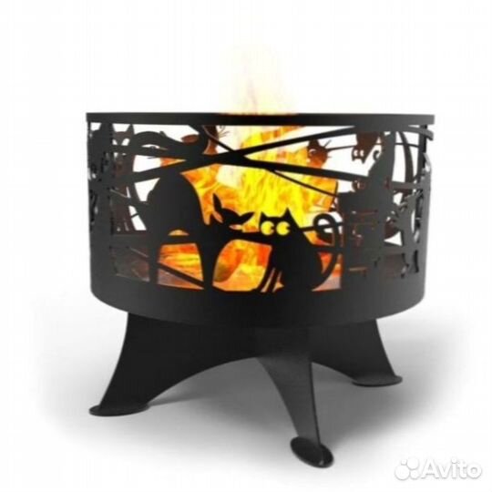 Очаг гриль металлическая 30см