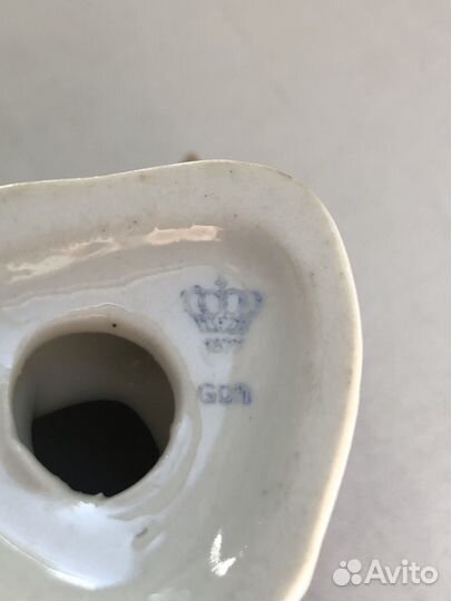 Статуэтка птицы фарфоровая ГДР