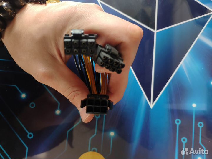 Переходники для видеокарт 6pin-2*8pin GPU/CPU