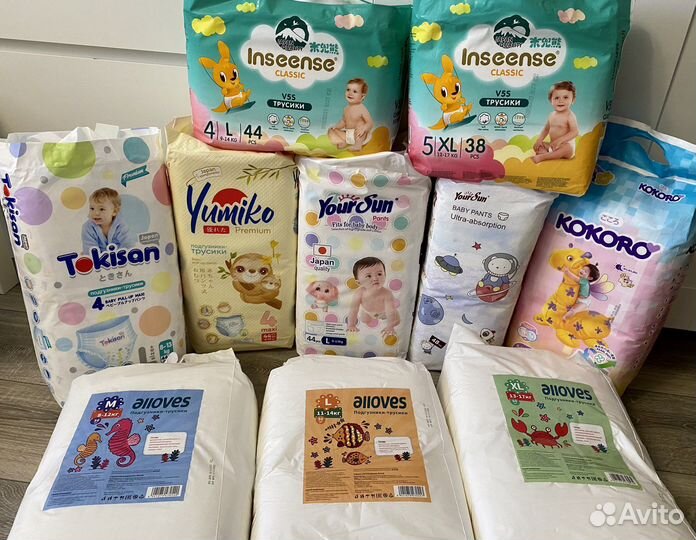 Подгузники и трусики 3 4 5 6