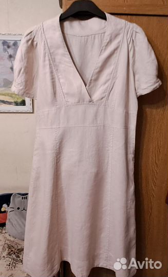 Женское платье из льна