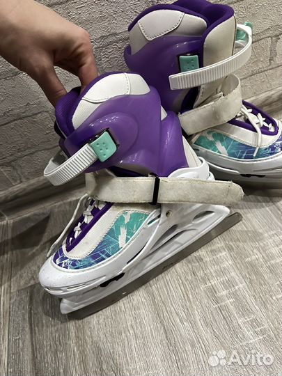 Коньки на девочку раздвижные