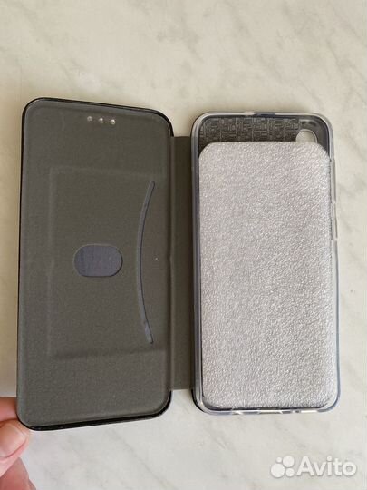 Чехол на samsung a50 новый + защитные стекла
