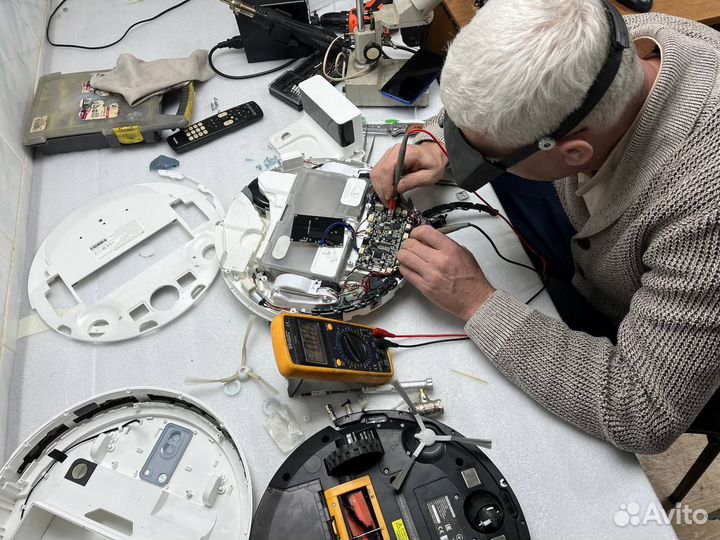 Ремонт роботов пылесосов. Ремонт пылесосов