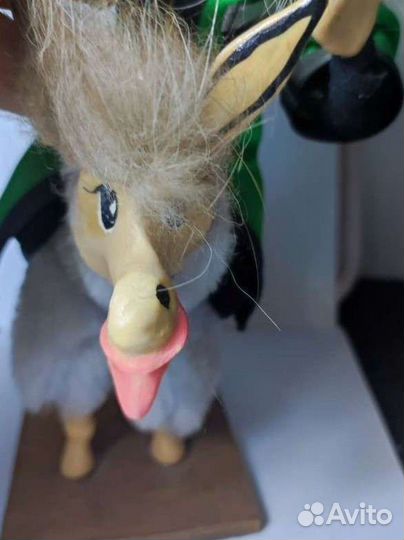 Мужчина с Кавказа джигит, осёл, игрушка,сувенир