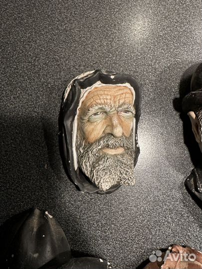 Настенное панно из гипса маски 9 штук