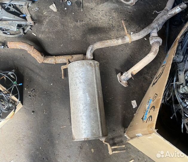 Задняя часть глушителя (банка ) Fiat Albea 2003-20