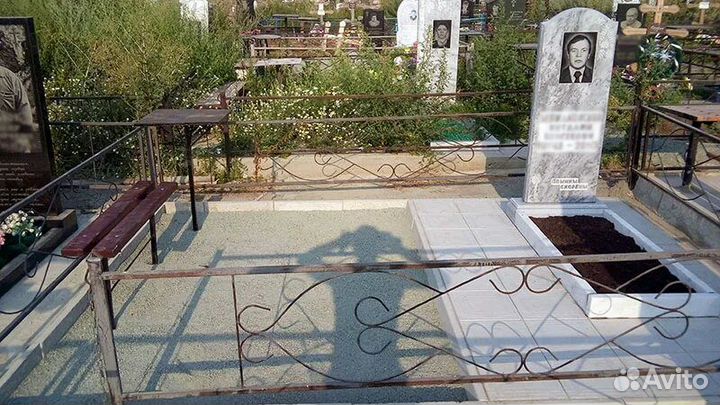 Установка памятника и облагораживание могил