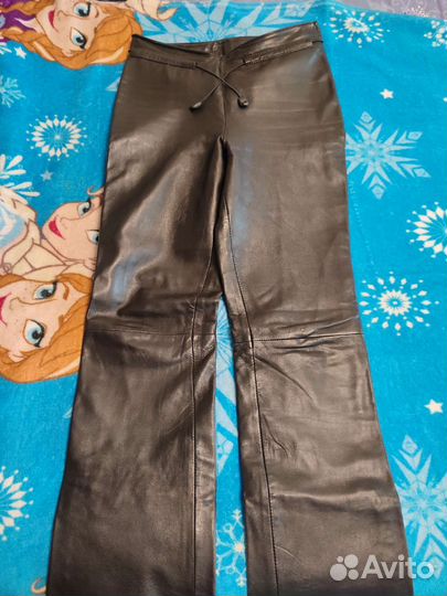 Брюки из натуральной кожи 44 размер