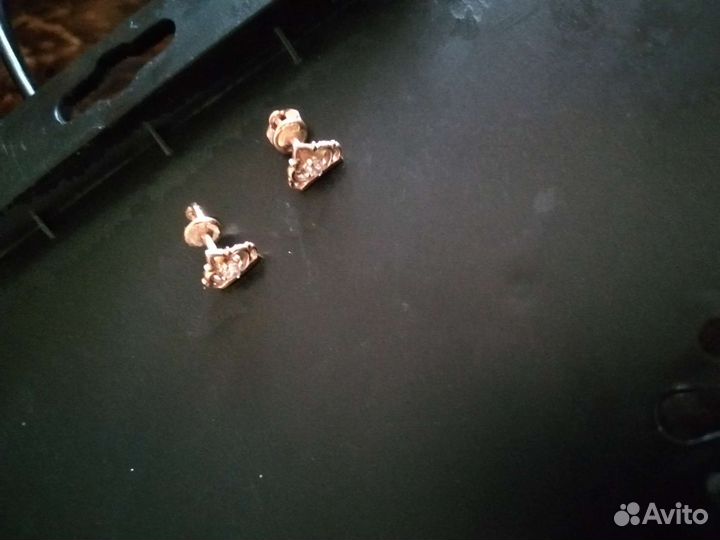 Золотые серьги детские