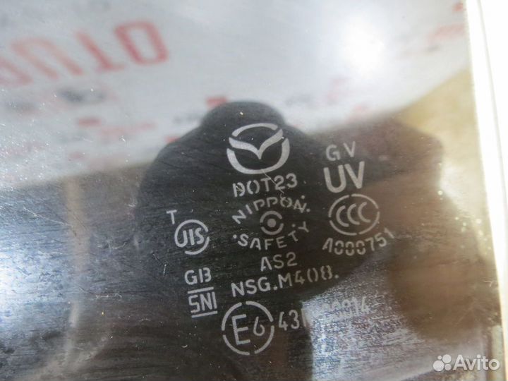Стекло двери заднее левое Mazda 6 GJ