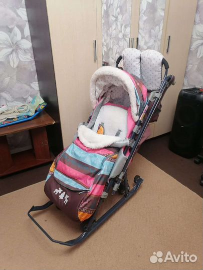 Коляска санки