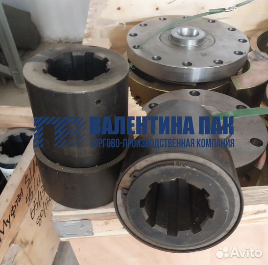 Муфты для шнеков конической шнековой пары 65/132