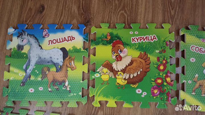 Мягкий коврик пазл