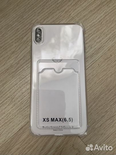Чехол на iPhone xs max с корманом для карты