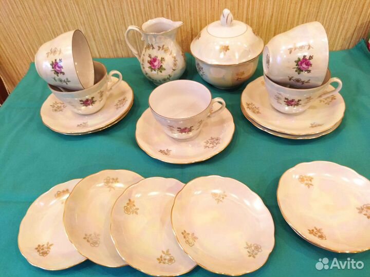 Сервиз чайный kahla фарфор гдр из СССР (19 предм)