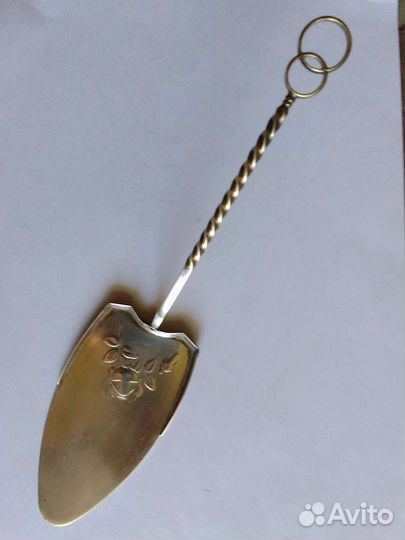 Лопатка для торта серебро 916 пробы