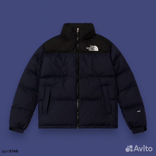 Зимняя куртка The North Face 700 темно синяя 46(S)