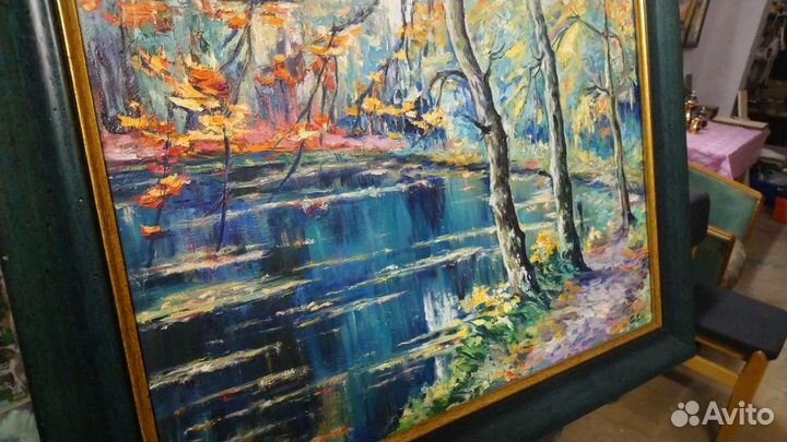 Картина масло холст. Живопись. Пейзаж