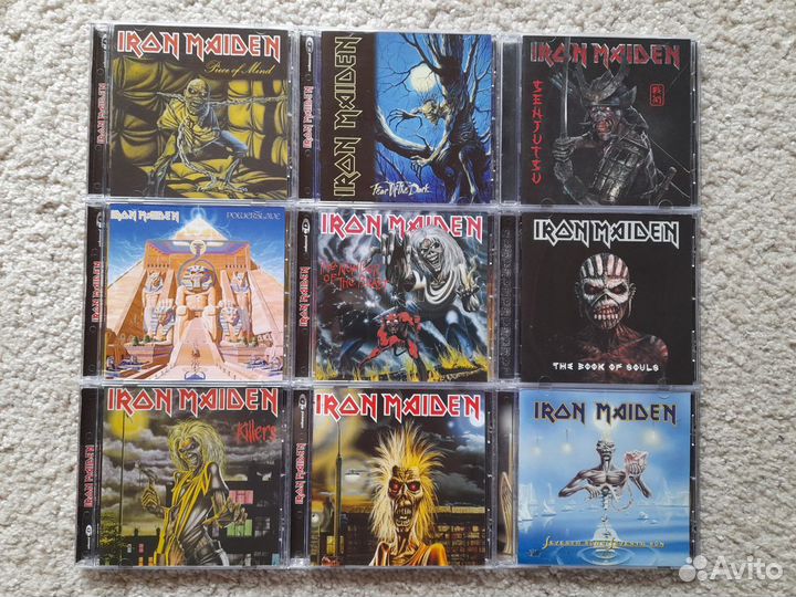 Cd диски с музыкой Iron Maiden