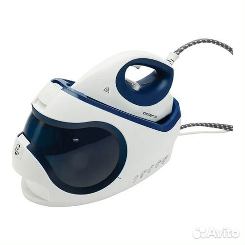 Паровая станция Polaris PSS 7530K 2400Вт синий/бел