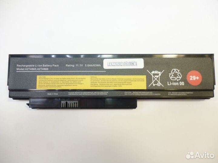 Новый аккумулятор Lenovo ThinkPad X220 X230 29+