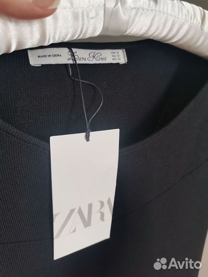 Новое платье Zara из вискозного трикотажа