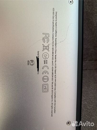 Apple MacBook pro 13 2012