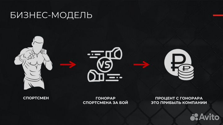 Инвестиции в готовый бизнес pop mma, hardcore