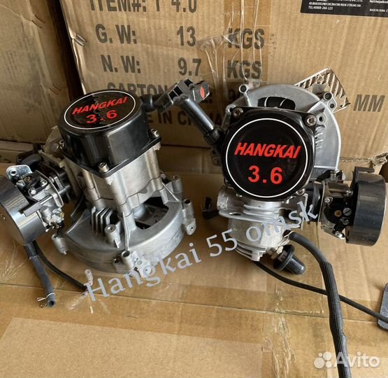 Двигатель двс на лодочный мотор hangkai 3.5-3.6