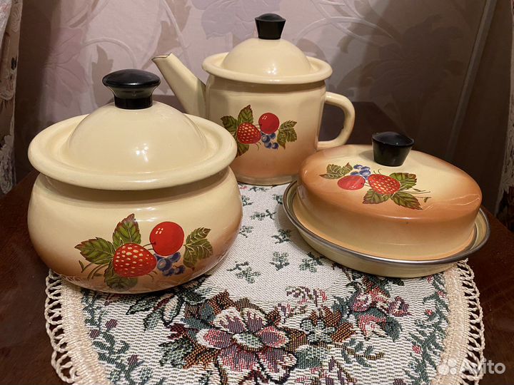 Эмалированная посуда СССР новая