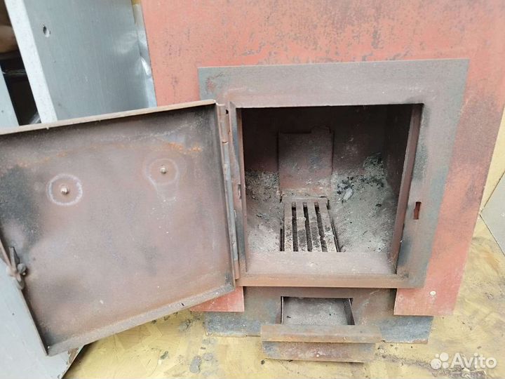 Печка для бани с баком бу