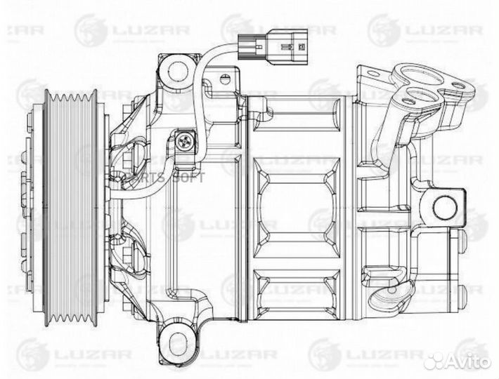 Компрессор кондиционера Лада Веста