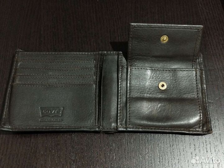 Кошелек мужской кожаный