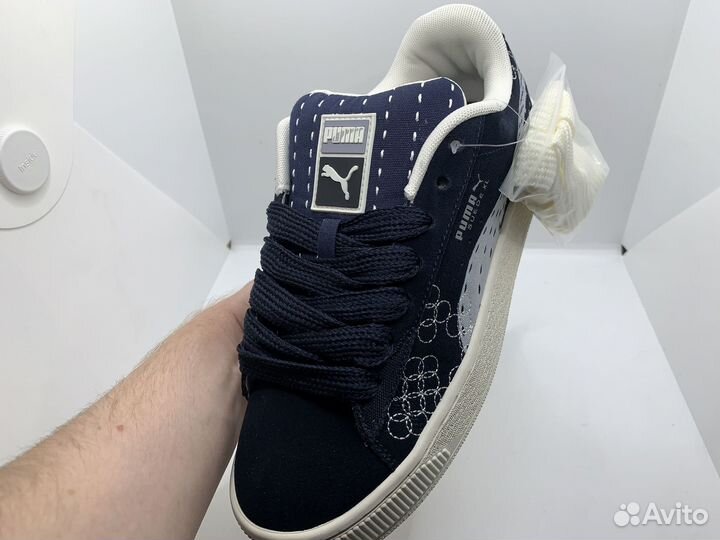 Дутыши puma suede xl blue