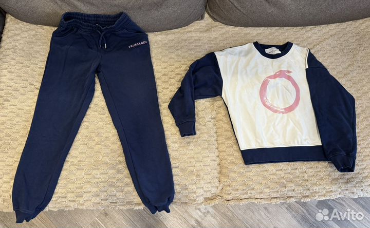 Джинсы и костюм на девочку рост 134-140