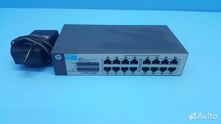 16* 1Gbit/s Коммутатор HP ProCurve 1410-16G Switch