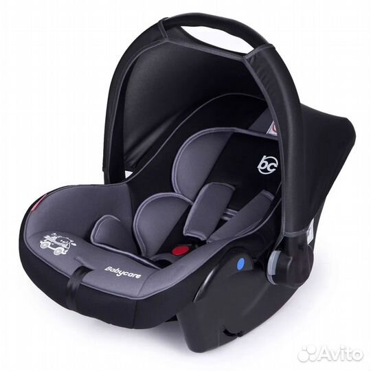 Автокресло BabyCare Lora серый + черный