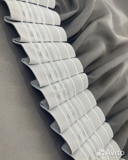 Портьеры сатен Адора Хром шторы