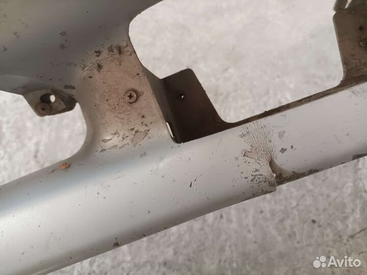 Бампер передний ваз 2114 цвет серебристый