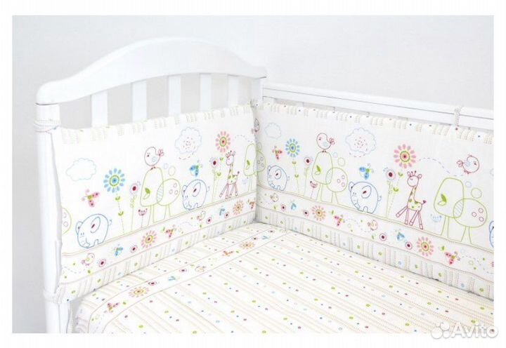 Бортики на детскую кроватку