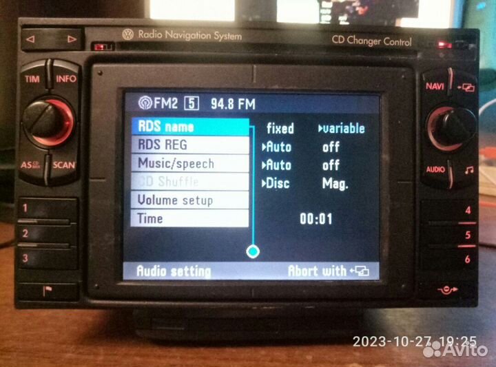 RNS MFD Golf 4