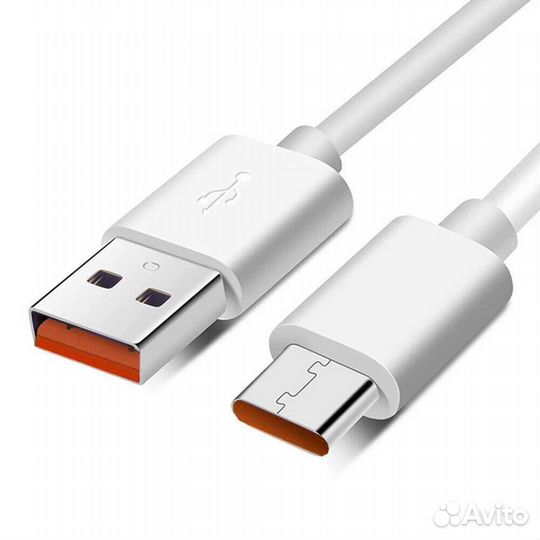 Кабель Xiaomi USB-A USB-C 6A 1m